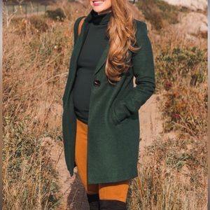 Sam Edelman green peacoat